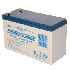 Power Sonic PS-1270F1 battery in use demonstrates versatile mounting options and shock resistance