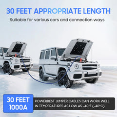 PowerBest jumper cables performing across extreme temperatures