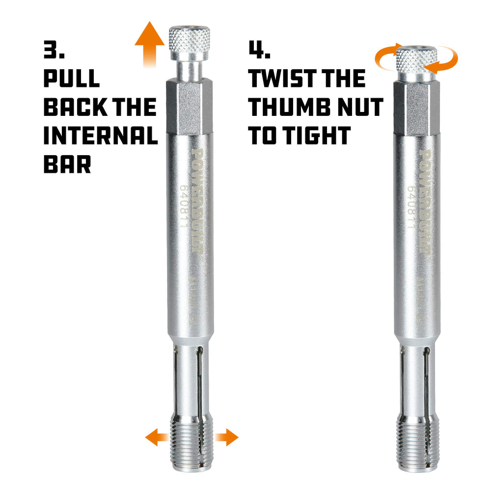 Powerbuilt back-tap repairing damaged spark plug threads