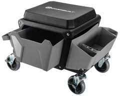 Compact dimensions of the Powerbuilt seat ideal for small garages.