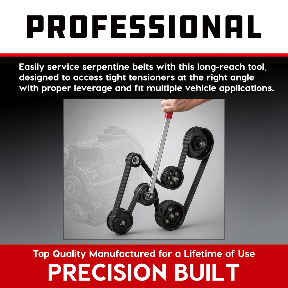 Powerbuilt clear illustrated instructions help speed belt changes.