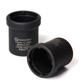 Powerbuilt spindle nut socket with 4-lug inner design for easy spindle nut removal