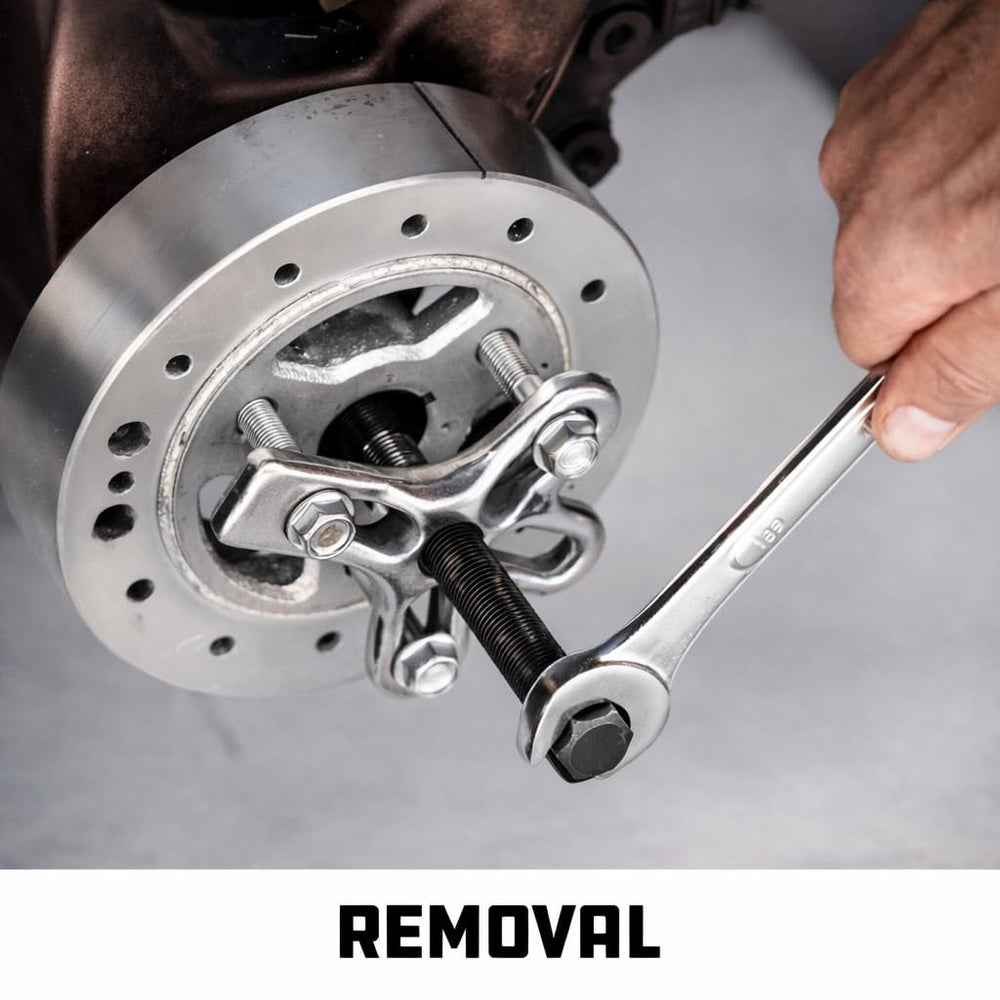 Powerbuilt storage case keeps tools organized for on-the-go repairs.