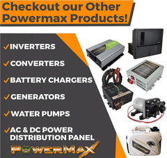 PowerMax PM4 100A boat use-case illustrates consistent lighting and trolling power.