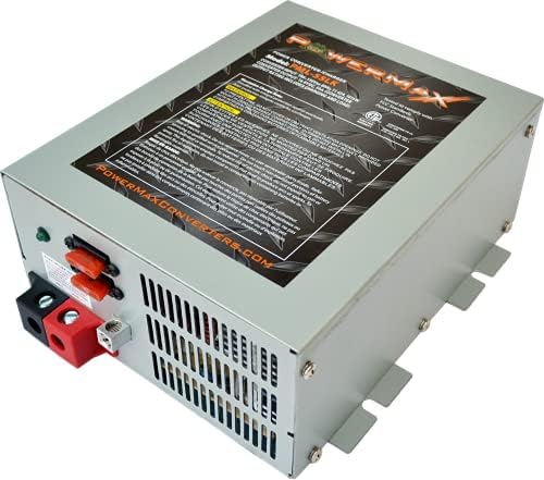 PowerMax PM4-35A front view showing compact RV power converter for on site charging