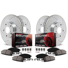 PowerStop front brake pads Z23 ceramic deliver quiet stopping and strong bite