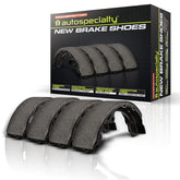 PowerStop B627 rear brake shoe for Honda Accord shows durability and smooth stopping potential.