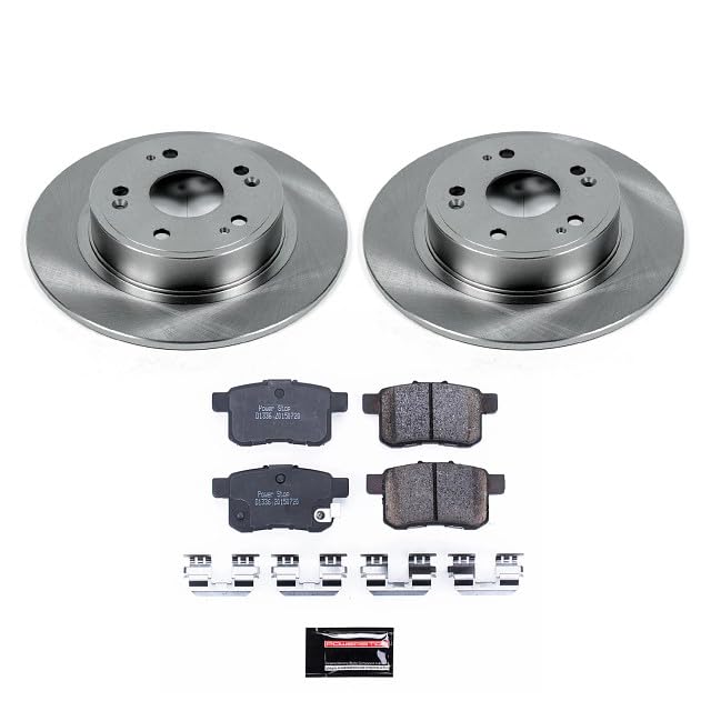 PowerStop rear brake kit for Honda Accord 2008-2010 offering quiet daily braking