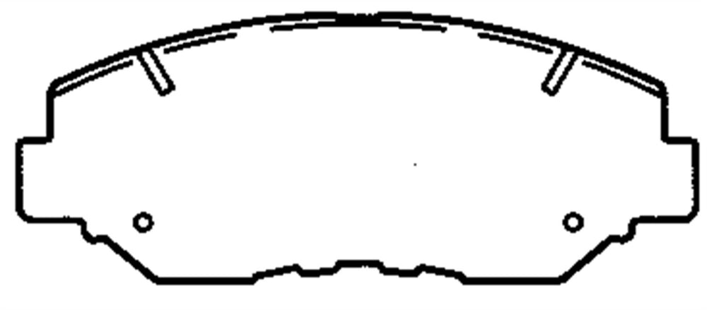 PowerStop Z16 Evolution front brake pads for Honda Civic; consistent braking and low dust.