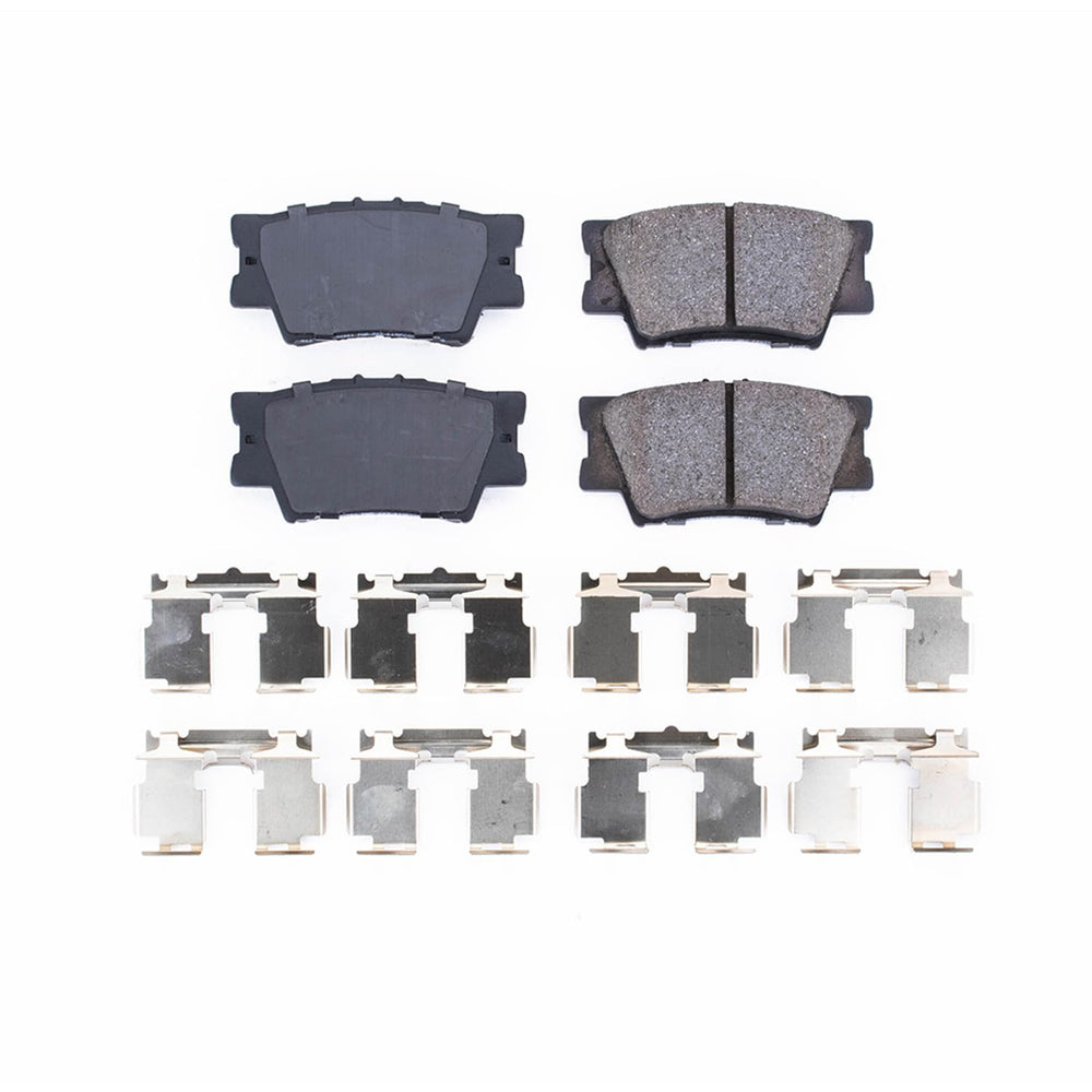PowerStop Z17 Evolution rear brake pads for Lexus ES350 rear; reliable stopping with minimal noise