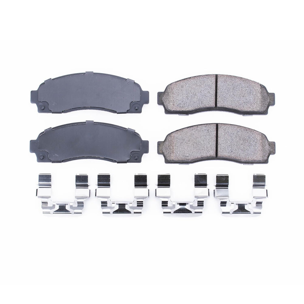 PowerStop Z17 front brake pads for Explorer 2002-05 provide confident, low-dust braking.