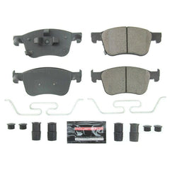 PowerStop Z23 front brake pads on Accord front view for reliable, low-dust braking.