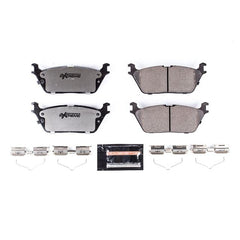 PowerStop Z36 rear brake pads for Jeep Grand Wagoneer ready for installation.