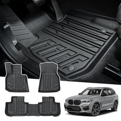 Powerty BMW X3/X4 precision-fit 3D-scan mats protect your cabin from spills.