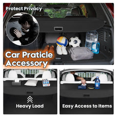 Powerty cargo cover end-corners are polished to prevent scratches.