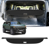 Powerty cargo cover for Hummer EV with precise fit protecting trunk contents