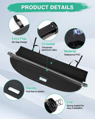 Powerty cover features sueded heads to prevent interior rattling and scratches
