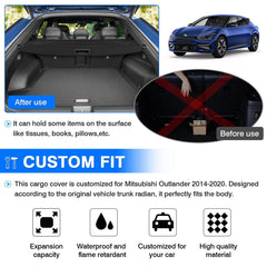 Powerty cargo cover UV protection helps keep interior cooler and upholstery safe.