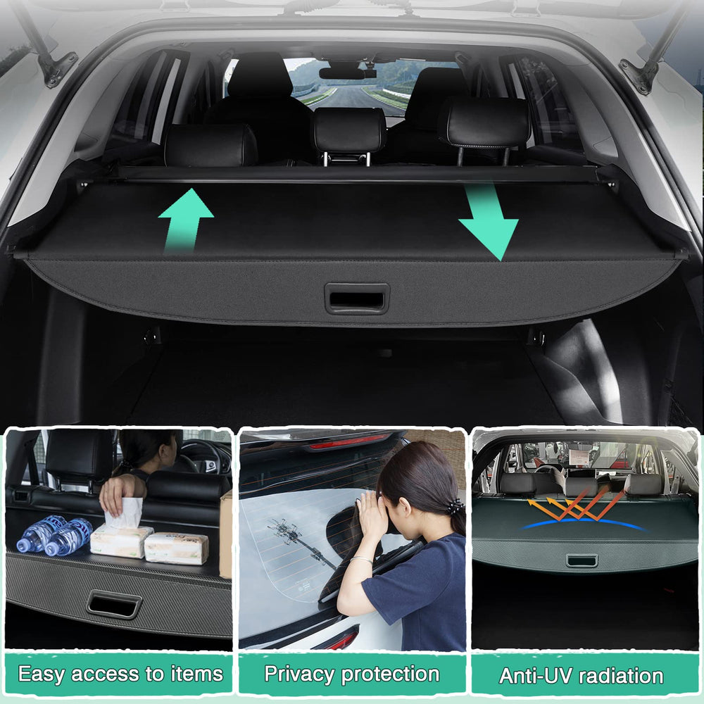 Powerty cargo organization in the Tiguan keeps space tidy.