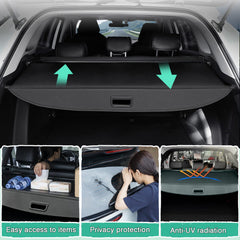 Powerty cargo organization in the Tiguan keeps space tidy.