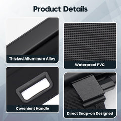 Powerty chamfered-end design prevents scratches on interior surfaces