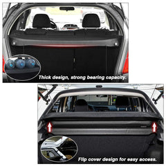 Powerty Honda Fit cargo cover durable nylon construction endures daily use.