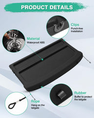 Powerty no-gap design Taos prevents items from sliding.