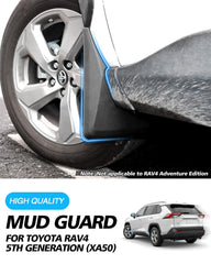 Powerty Rav4 rear left splash guard blocks mud and slush