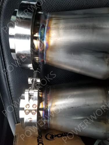 In-use PowerWorks V-band clamp stabilizing high-vibration piping
