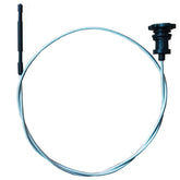 PowerWorks permanent locking dipstick installed in the vehicle for hot or cold checks.