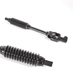 POWERWORKS steering shaft close-up with heavy-duty coating for corrosion resistance.