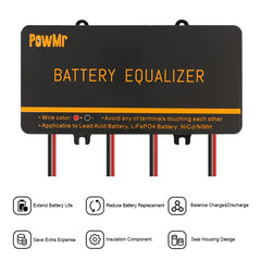 PowMr 48V protection: reverse polarity and low voltage disconnect for safety.