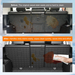 Powoq 4Runner 5-seater fit keeps the trunk organized during trips.