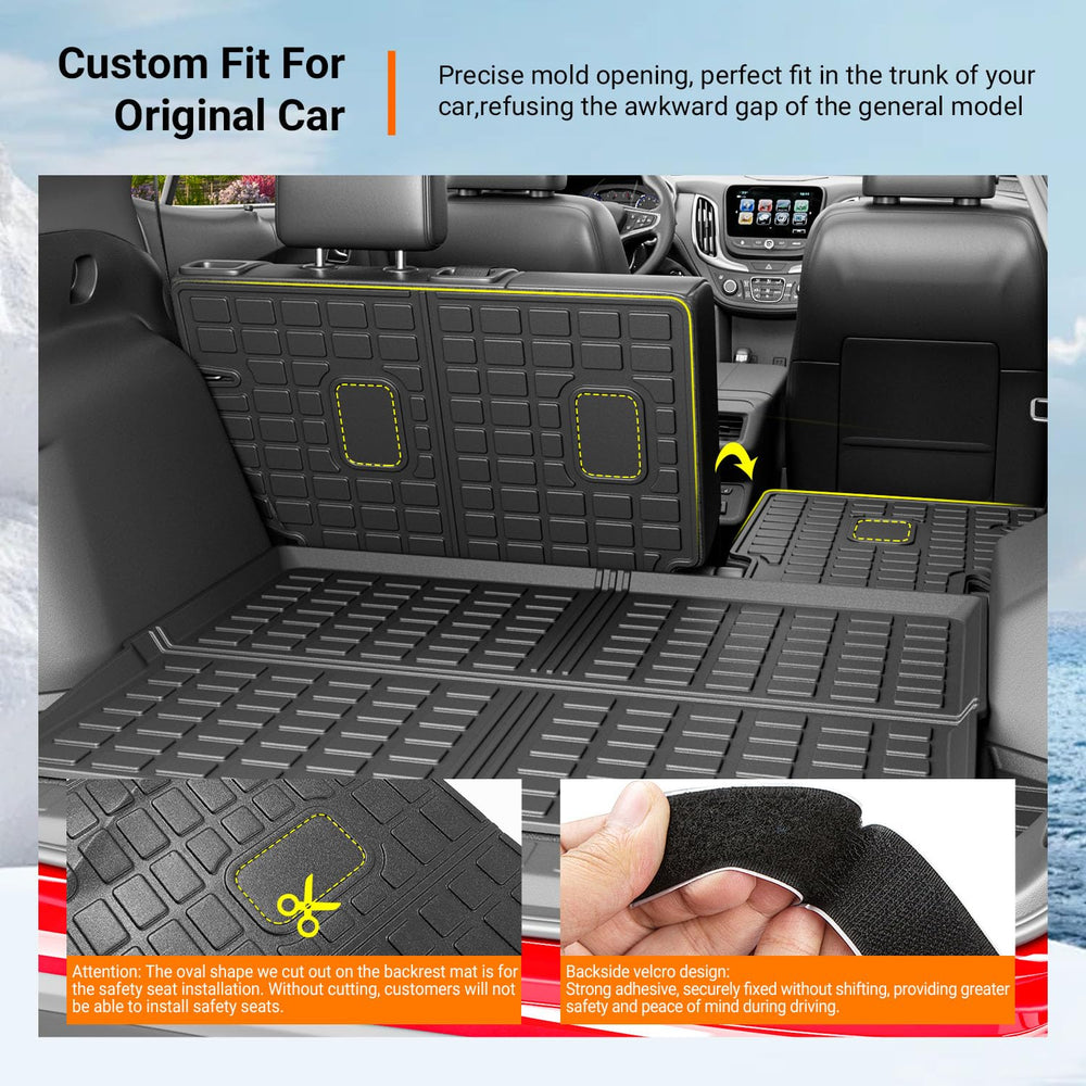 Powoq backrest mat shields rear seat backs during cargo loading.