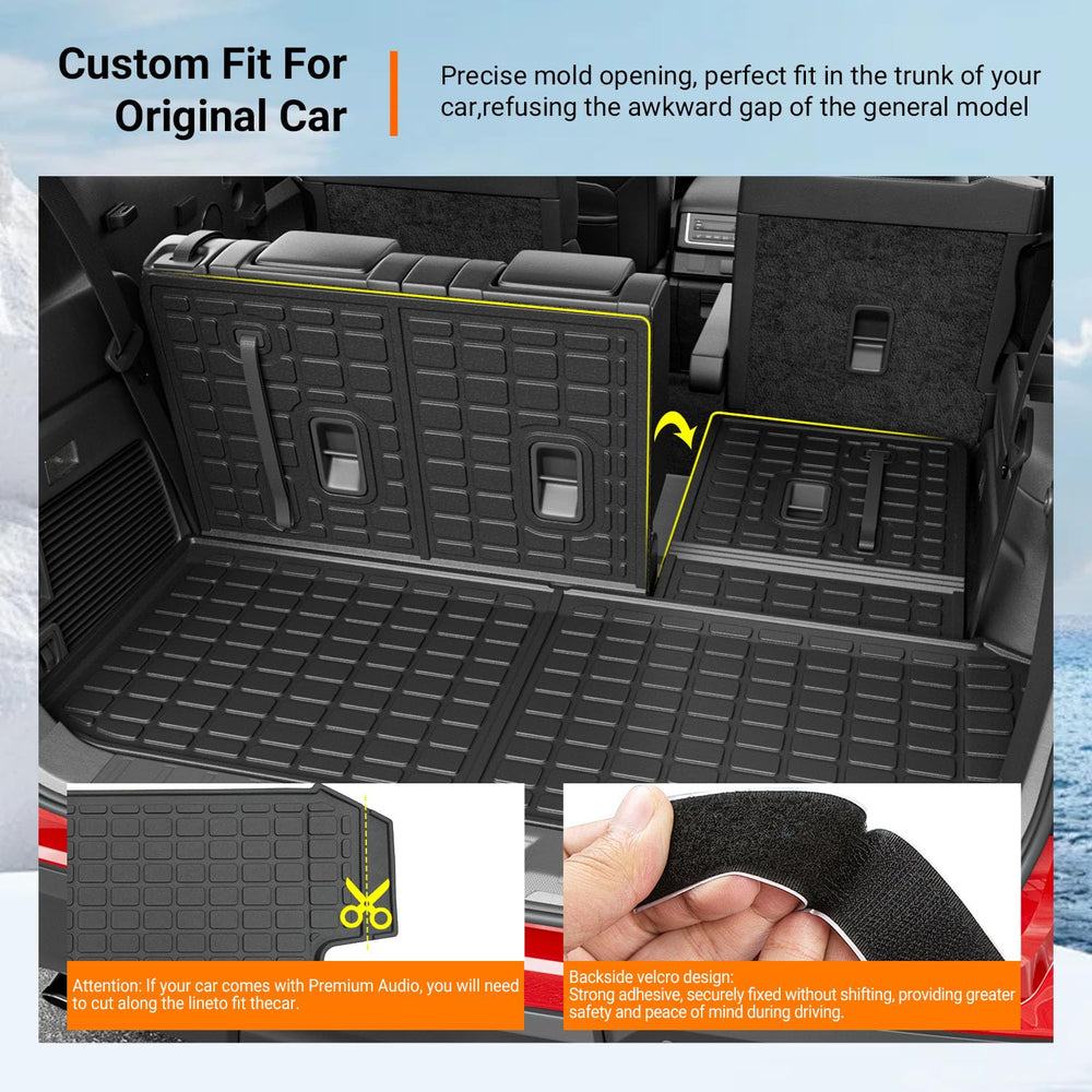 Powoq backrest mat for Subaru Ascent keeps 3rd row clean and scratch-free.