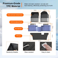 Powoq all-weather durability for Dodge Durango mats in rain or snow