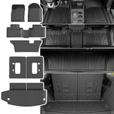 Powoq Dodge Durango seven-seat floor mat protecting the cargo area from dirt