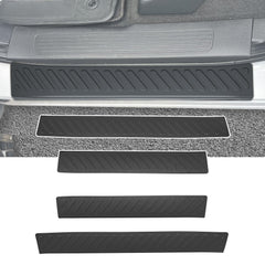 powoq door sill protector on Honda Pilot front view shields door edges from scuffs