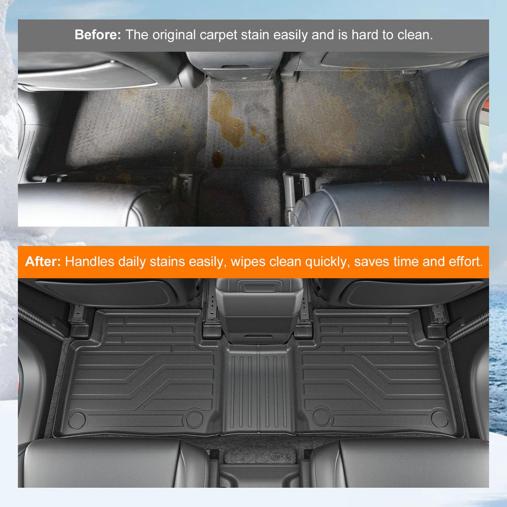 Powoq cargo mat for trunk keeps loading area organized during trips