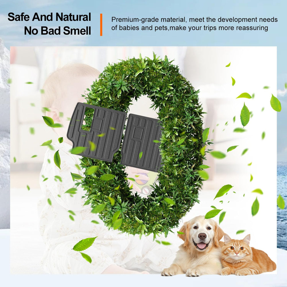 Powoq Velcro-backed mats install swiftly for secure placement.
