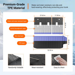 Powoq weather-ready cargo mat resists moisture, stains, and wear.