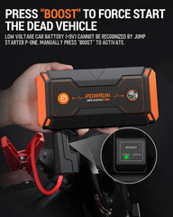 Powrun P-ONE intelligent jumper cables ensure safe engine starts.