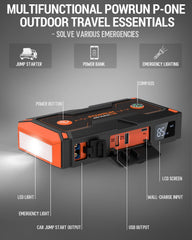 Powrun P-ONE upgraded Type-C input for faster recharging.