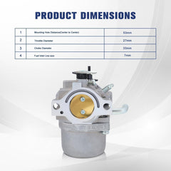Powtol 590399 carburetor idle test captures stable RPM after replacement