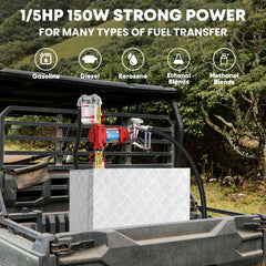 POXURIO Pump lifts fuel up to 33 ft for elevated tanks
