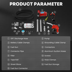 POXURIO pump suction reaches 6.6 feet for versatile access.