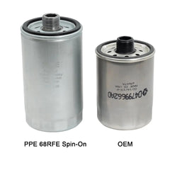 PPE heavy-duty transmission pan 2280521XX mounting hardware shown.