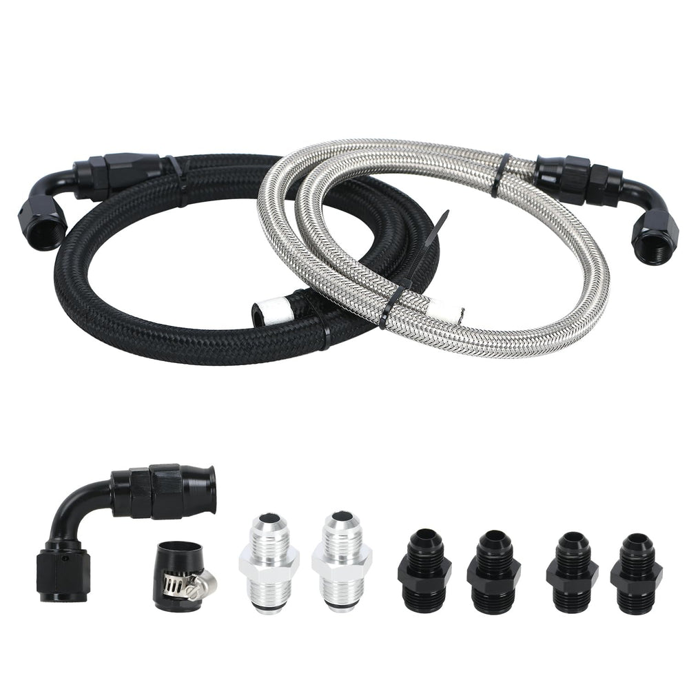 PQY 25inch 6AN PS hose kit assembly for Chevy C10 LS swap