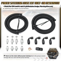 PQY AN6 6AN straight end provides secure hose connections.