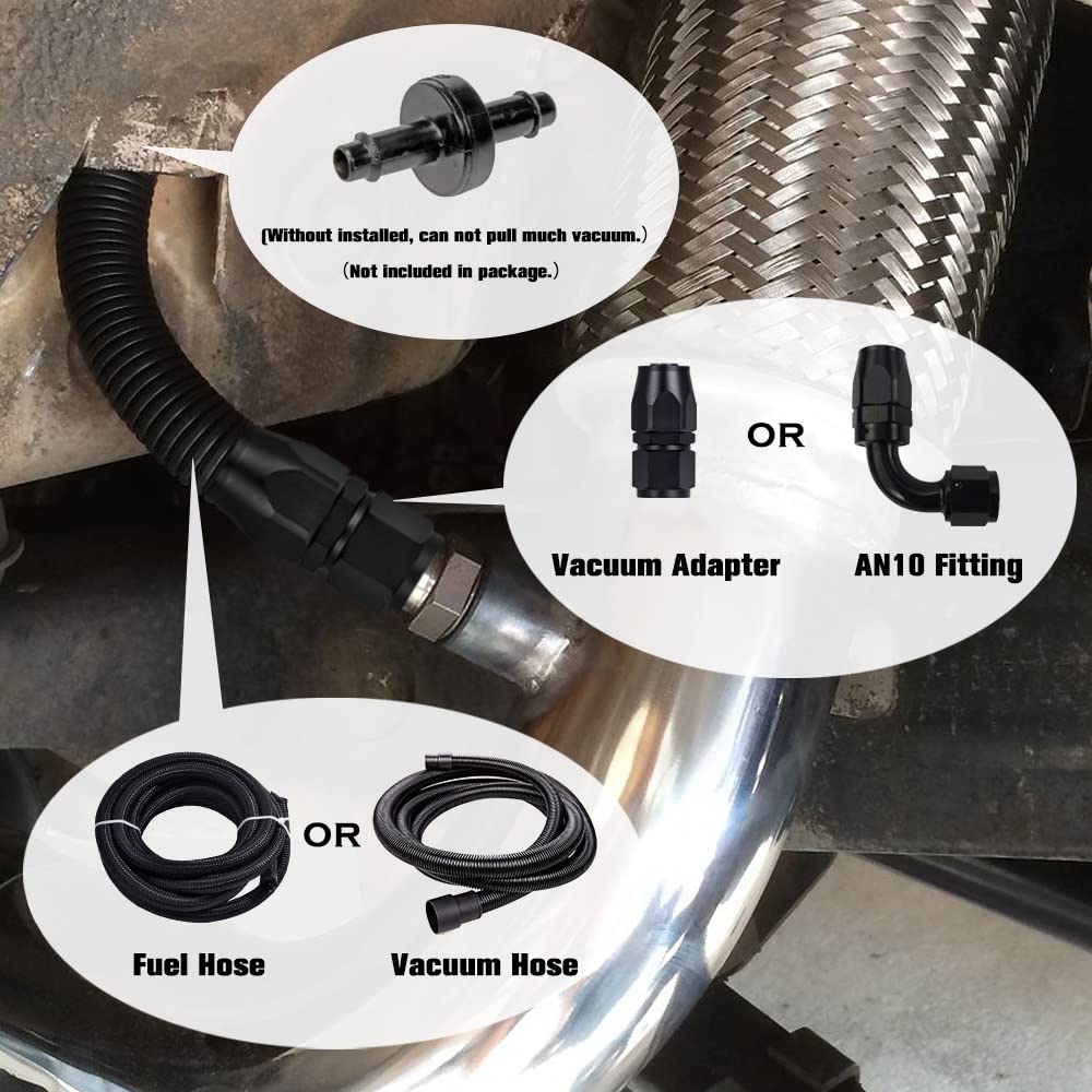 PQY E-VAC scavenger installed in race engine bay for crankcase control.